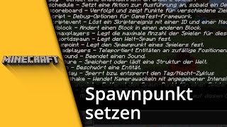 Minecraft Spawnpunkt setzen  Minecraft Spawn ändern ✅ Tutorial [upl. by Sutton]