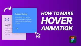 How to Design Figma Card Hover Animation Tutorial on Figma Card Animation [upl. by Bobby]