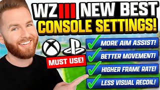 Must Use UPDATED Console Settings For Warzone amp MW3 Best PS5XBOX Controller Graphics amp More [upl. by Levram]