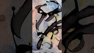 Ab241018 An abstract painting with Pastels amp acrylic Paints [upl. by Amerd]