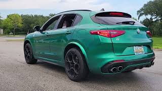 Watch 2023 Alfa Romeo Stelvio Quadrifoglio AWD [upl. by Arramahs889]