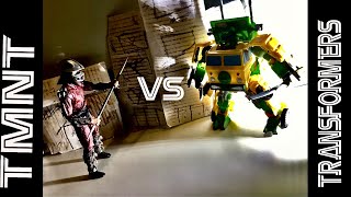 TMNT X TRANSFORMER VS SHREDDER [upl. by Mungo]