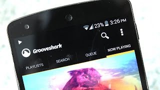 Android App Review GrooveShark Free Music Streaming [upl. by Aratahs559]