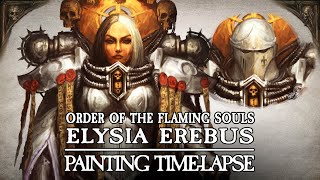 Elysia Erebus Warhammer 40000 Fan Art  Painting timelapse [upl. by Borreri]