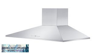 Wall Mount Range Hood in Stainless Steel KL242 ZLINE 42 in Review [upl. by Lemieux]