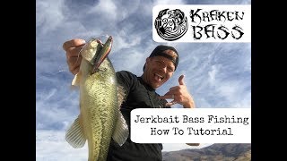 Bass Fishing Jerkbaits  When where how amp what to use to catch fish [upl. by Theodore]