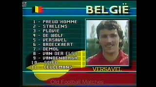 1990 Friendly  Belgium v East Germany [upl. by Nadbus]