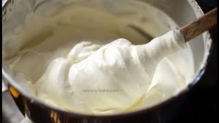 Cum se bate frișca naturală din smântână Tutorial Cremă Chantilly CC ENG RO SUB  Savori Urbane [upl. by Uchida485]