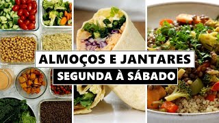 CARDÁPIO SEMANAL SAUDÁVEL VEGANO parte 2 I pdf para imprimir [upl. by Skantze]