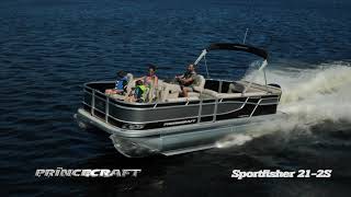 Princecraft  Sportfisher 212S 2020 ponton  pontoon [upl. by Ahsinnek]