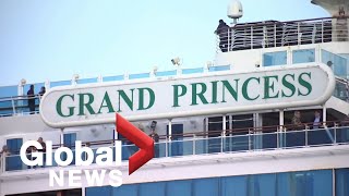 Coronavirus outbreak Officials discuss Grand Princess cruise ship being held off San Francisco [upl. by Trici]