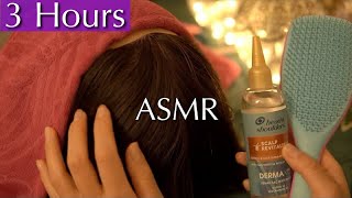 3 Hours of Extremely Relaxing Scalp Massage  Sleep Immediately Within Minutes 😪  No Talking [upl. by Keeley780]