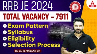 RRB JE 2024 Notification  RRB JE Syllabus Exam Pattern Eligibility Selection Process [upl. by Nelsen572]