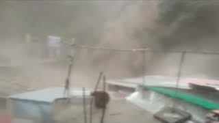 Cloudburst at Kempty Falls Mussoorie  Live Video [upl. by Prisca]