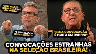 GALVÃO BUENO E O CRAQUE NETO DETONAM A SELEÇÃO BRASILEIRA E A CBF [upl. by Farley]