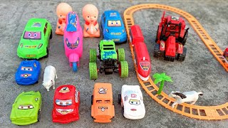 toys collection  gadi wala cartoon  pappu gappu ruhul toys car school bus tractor jcb balwant [upl. by Kachine]