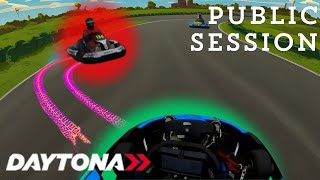 Flexing at Sandown Park Raceway DMAX Go Kart 2 Stroke [upl. by Iznik]