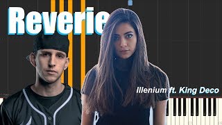 Reverie  Illenium ft King Deco Piano Tutorial [upl. by Maribelle357]