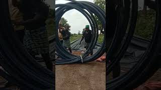 Godavari HDPE Hoses 212quotinch 125Kg Installation tamil [upl. by Ahserkal]