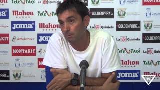 Rueda de Prensa Asier Garitano Previa Llagostera Leganés [upl. by Akirdnahs404]