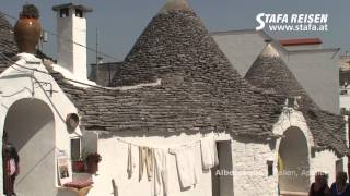 STAFA REISEN Reisevideo Alberobello Apulien Italien [upl. by Juli]