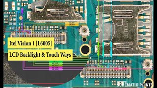 Itel Vision 1 L6005 LCD Backlight amp Touch Ways [upl. by Enowtna773]