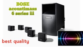 Bose acoustimass 6 series iii 51 ഹോം തിയേറ്റർ spekers 3072020 [upl. by Noet689]