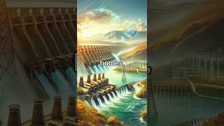 Unveiling Africas Power Giant The Grand Ethiopian Renaissance Dam shortsfeed [upl. by Elaynad]