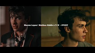 Marcus LopezMattheo riddle x YN STORY not mine [upl. by Tollman]