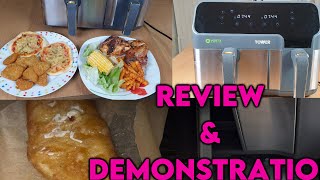 Tower Vortx 1700W Eco Dual Basket Air Fryer Unboxing How to Use amp Review [upl. by Paola]