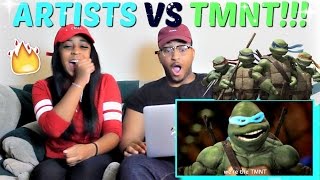 Epic Rap Battles of History Season 3 Finale quotArtists vs TMNTquot REACTION [upl. by Inaleon]