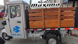 Nuevo BAJAJ MAXIMO cargo tipo estaca carrocería  modelo 2023 precio el propio para tu negocio [upl. by Seleta]