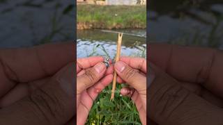 Best Fishing Knot How to tie sinker using bamboo fishing tutorial knot diy fishingknot [upl. by Llehcim]