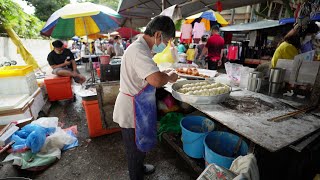 Taman OUG Morning Market  Pasar Pagi  Restaurant SUN SEA 山海茶餐室  Pork Noodles [upl. by Arabele]