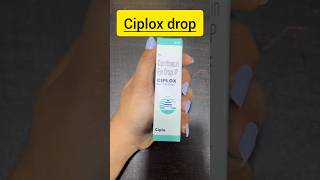 Ciplox eye drop usesciplaciplox shortfeed pharmacist youtube medicalciprofloxacin [upl. by Dutchman]