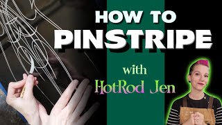 How to Pinstripe  Pinstriping for beginners [upl. by Ardekal]