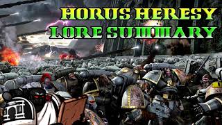 30K Lore The Horus Heresy Lore Breakdown Horus Rising 1 [upl. by Bbor773]