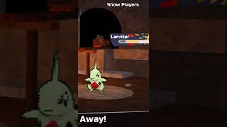 I caught larvitar pokemonbrickbronze [upl. by Enortna614]