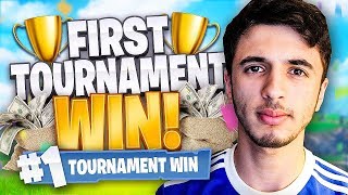 I Won My First PRO Fortnite Tournament  Fortnite Battle Royale [upl. by Ahsotan787]