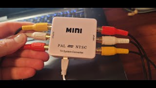 Issues using the PAL to NTSC converter box for recording videos VHSC VHS vcr videoconverter [upl. by Haile89]