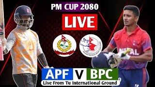 APF vs BAGMATI PM CUP 2080 MATCH LIVE  PM CUP 2080 Live Match APF VS BPC [upl. by Irrak]