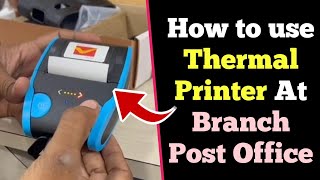 How to use Darpan Thermal Printer at BO  BO printer se print kaise nikale  full prosess [upl. by Ariahaj]