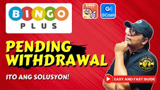 BINGO PLUS PENDING WITHDRAWAL ISSUE  GAWIN MO LANG ITO [upl. by Cohlier]