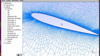 Unstructured 2D Simulation of NACA0012 Airfoil [upl. by Arytahs]