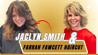 Jaclyn Smith amp Farrah Fawcett Mixed Haircut Tutorial By Coach Kimmy [upl. by Yleoj]