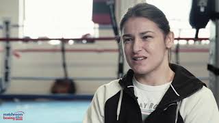 The final stretch on the RoadToUndisputed  Katie Taylor Undisputed Interview [upl. by Llerahs]