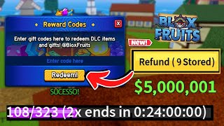 ⚠️DONT MISS⚠️BLOX FRUITS CODES 2024  WORKING CODES FOR BLOX FRUITS  BLOX FRUITS CODES [upl. by Sidon466]