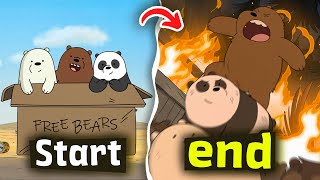 We Bare Bears in 11 Minutes from Beginning to End Recap  Story of Grizz  Panda Ice Bear [upl. by Elehcor]