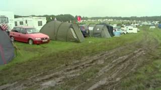 F1 fans camp out around Silverstone [upl. by Nagiam56]