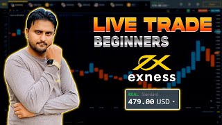 How to trade in exness live  Exness live trading in hindi  Exness trading strategy [upl. by Farron]